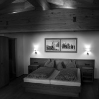 Gästezimmer Berggasthof: Bilder auf Canvas Leinen hinter Holzrahmen 55 x 70